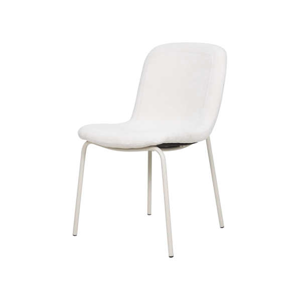 Cadeira Celeste Estrutura Aço Estofada Waw design