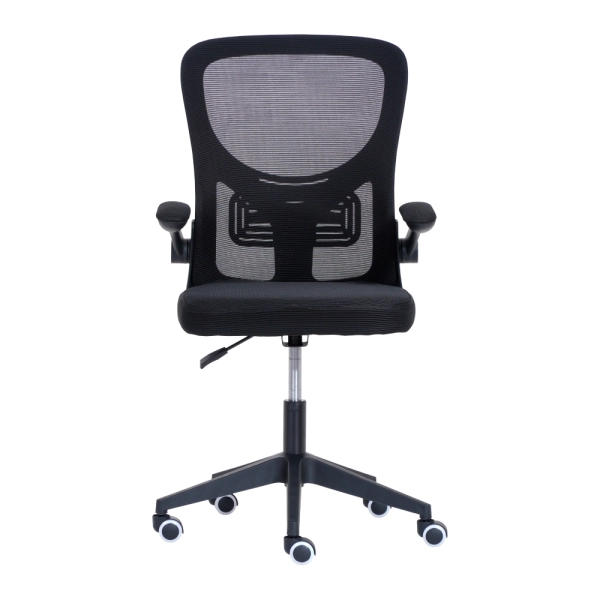 Cadeira Escritório Basic Diretor Tela Mesh Preta Giratória Altura Ajustável - WAW Design