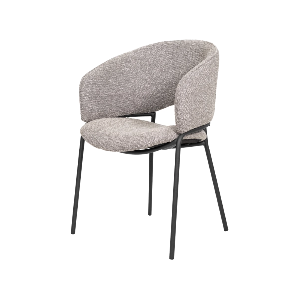 Cadeira Jantar Firenze Bouclé Conforto e Design Premium Waw design