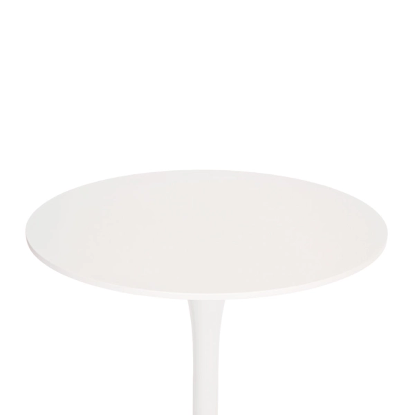 Mesa Bistrô Saarinen Tulipa Redonda Branca 60cm Waw Design