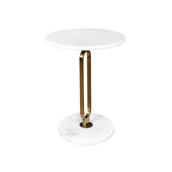 Mesa de Centro Versalhes em Marmore Branco