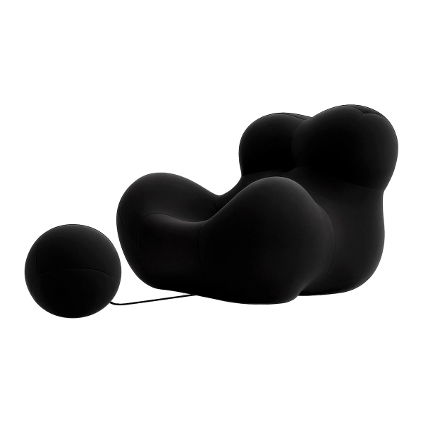 Poltrona UP5 BB Italia La Mamma Com Puff Cor Preta